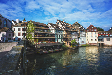 Petite France district, Strasbourg, Alsace, France