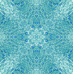 Blue bubbles on white background