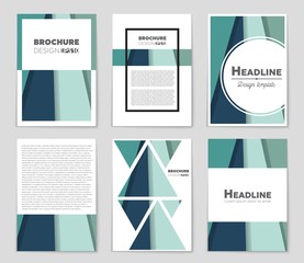 Abstract vector layout background set. For art template design, list, front page, mockup brochure theme style, banner, idea, cover, booklet, print, flyer, book, blank, card, ad, sign, sheet,, a4