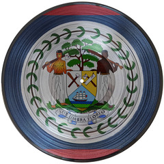 Belize Picturedisc Flag