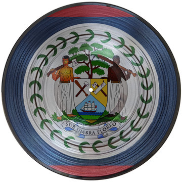 recommend clip art: Belize Picturedisc Flag