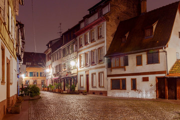 Strasbourg. Petite France district in the old city.