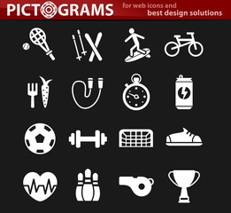 sport icon set
