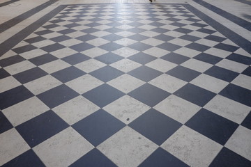 Checkered floor in pescara