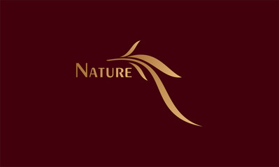 leaf nature vector logo
