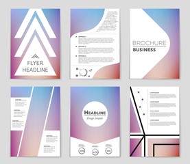 Abstract vector layout background set. For art template design, list, page, mockup brochure theme style, banner, idea, cover, booklet, print, flyer, book, blank, card, ad, sign, sheet,, a4
