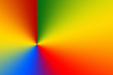 Spectrum color wheel radial gradient background. High quality color space. Extra very fine grain for perfect gradient printing without banding.