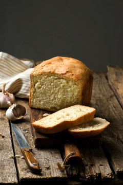 The Loaf Of Garlic Bread .style Rustic