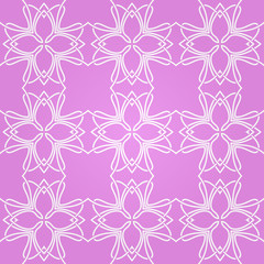Seamless abstract violet pattern with gradient. Vector illustration
