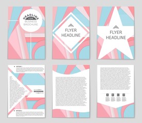 Abstract vector layout background set. For art template design, list, front page, mockup brochure theme style, banner, idea, cover, booklet, print, flyer, book, blank, card, ad, sign, sheet,, a4
