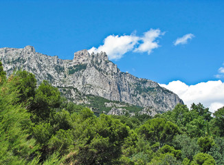 Beautiful view of the mountains