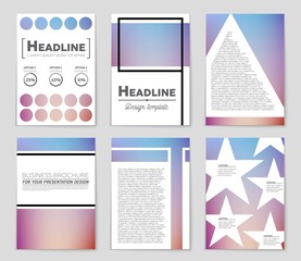 Abstract vector layout background set. For art template design, list, page, mockup brochure theme style, banner, idea, cover, booklet, print, flyer, book, blank, card, ad, sign, sheet,, a4