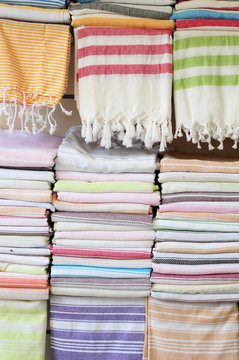 Colorful textiles