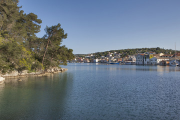 View of Gaios port on Paxos island