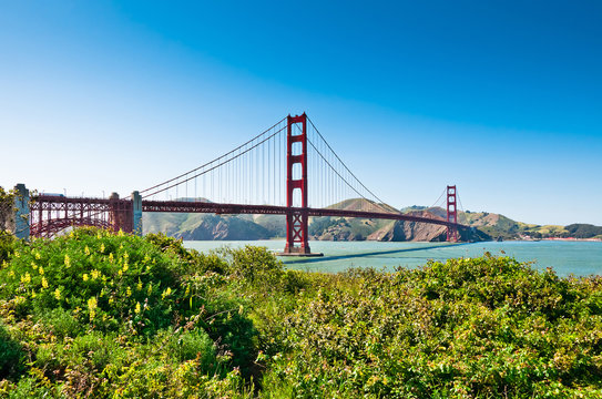 The Golden Gate Bridge in San Francisco, California, USA