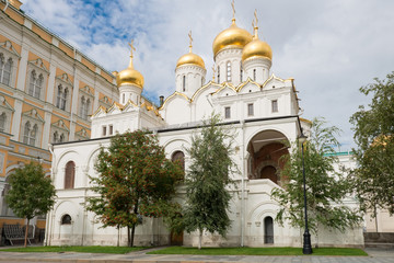 Fototapeta na wymiar The Annunciation Cathedral in the Moscow Kremlin