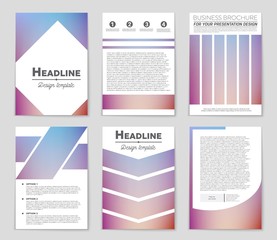 Abstract vector layout background set. For art template design, list, page, mockup brochure theme style, banner, idea, cover, booklet, print, flyer, book, blank, card, ad, sign, sheet,, a4