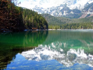 Italy, Trentino Alto Adige: Tovel Lake.