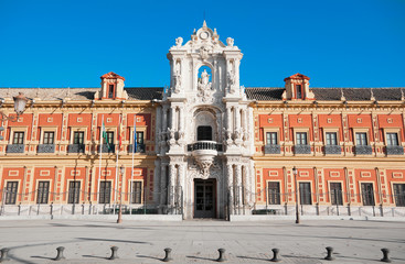 Fototapeta premium Palace of Saint Telmo - historical heritage monument, Sevilla, Spain
