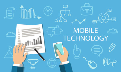 Mobile Technology Concept
