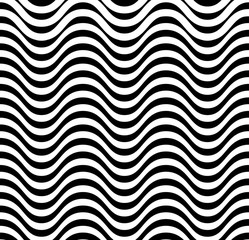 Abstract background of waves. Geometric pattern with stripes. Vector