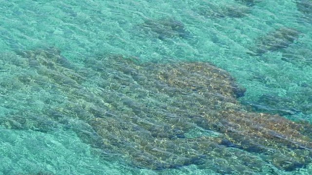 Aerial water view in Palinuro, Italy