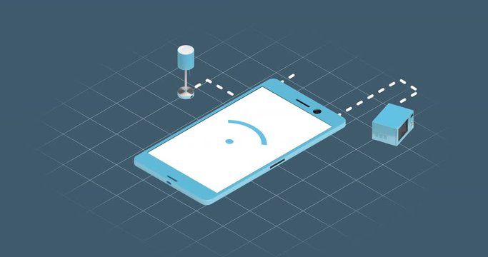 Home appliances connecting through smart phone