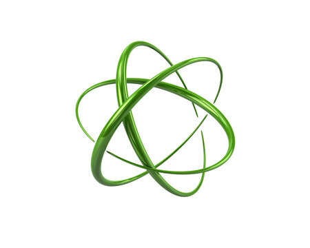 Green atom symbol