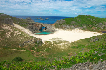 Minami-jima landscape in ogasawara island.