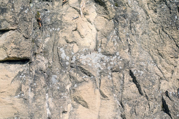Cracked stone structure. Abstract.