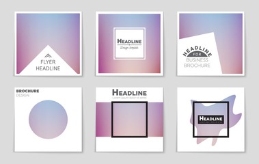 Abstract vector layout background set. For art template design, list, page, mockup brochure theme style, banner, idea, cover, booklet, print, flyer, book, blank, card, ad, sign, sheet,, a4
