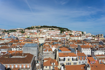 Obraz premium Vista de Lisboa desde mirador