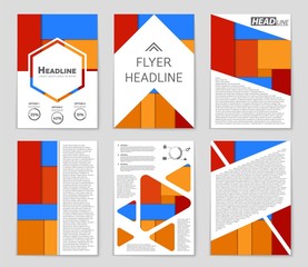 Abstract vector layout background set. For art template design, list, front page, mockup brochure theme style, banner, idea, cover, booklet, print, flyer, book, blank, card, ad, sign, sheet,, a4