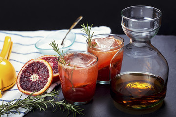Blood Orange Rosemary Cocktail