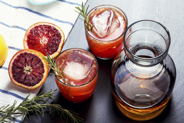 Blood Orange Rosemary Cocktail