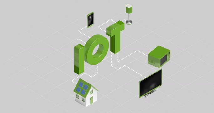 Home appliances connecting through internet of things