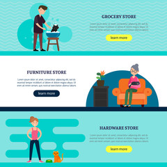 Animal Care Horizontal Banners