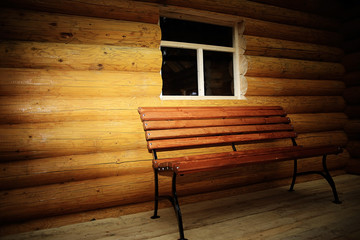 Obraz na płótnie Canvas bench, wooden, window, wood,