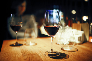 Dinner on the table in a cafe