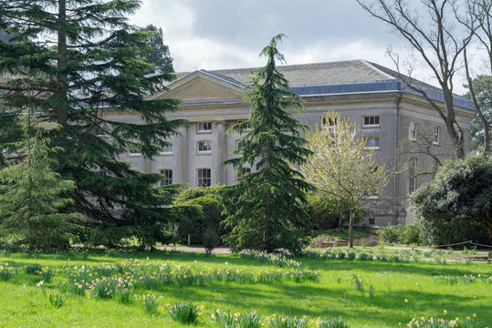 Italianate architecture at Ickworth on a spring day