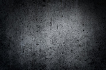 Obraz na płótnie Canvas Texture of old black concrete wall for background