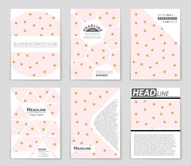 Abstract vector layout background set. For art template design, list, front page, mockup brochure theme style, banner, idea, cover, booklet, print, flyer, book, blank, card, ad, sign, sheet,, a4