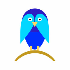 blue bird vector 
