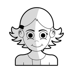 happy girl icon image vector illustration design 