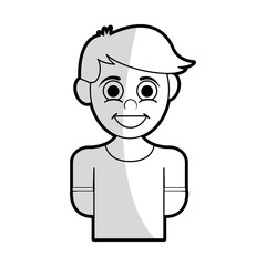 boy happy child icon image vector illustration design 
