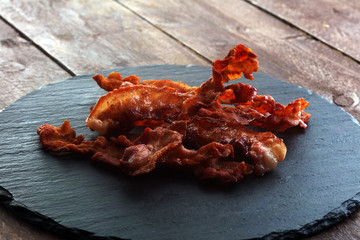 Grilled bacon with rosemary