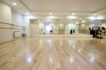 Interior of a sport and dancing hall