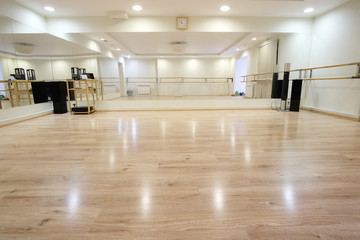 Interior of a sport and dancing hall