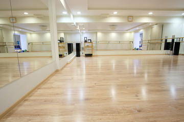 Interior of a sport and dancing hall