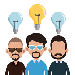 men group people idea creative vector illustration eps 10